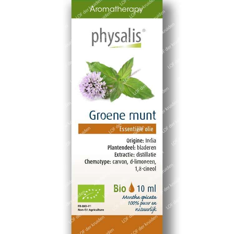 Huile essentielle de menthe verte