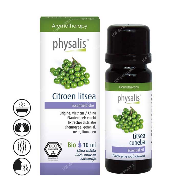 Huile essentielle de Physalis litsée citronnée Bio