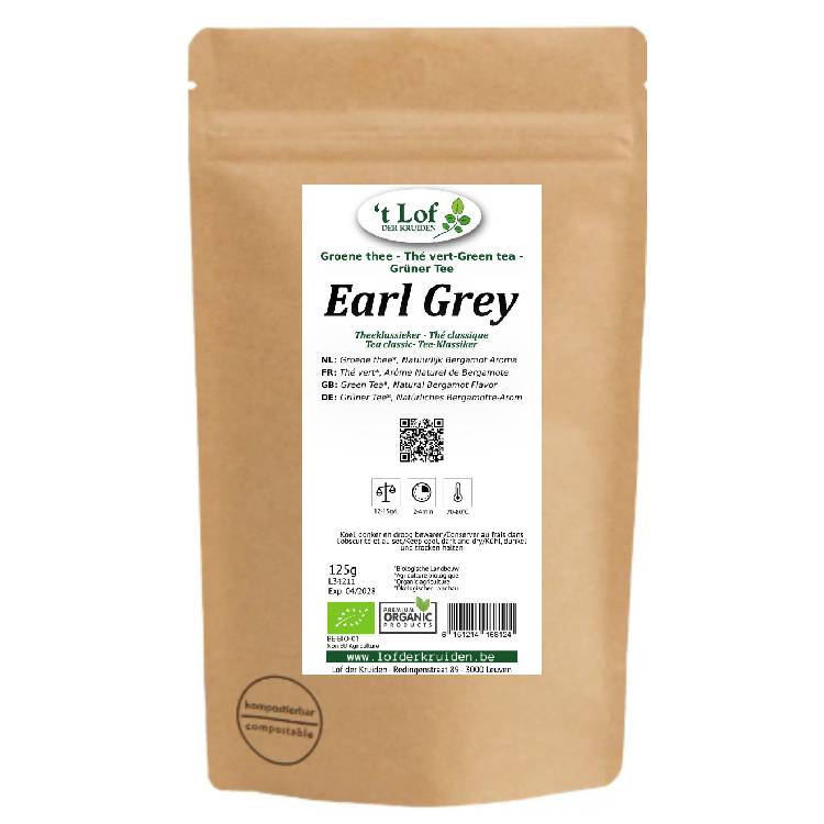 Thé vert Earl Grey bio - 125 gr 2 Thé vert Earl Grey bio - 125 gr – Image 2