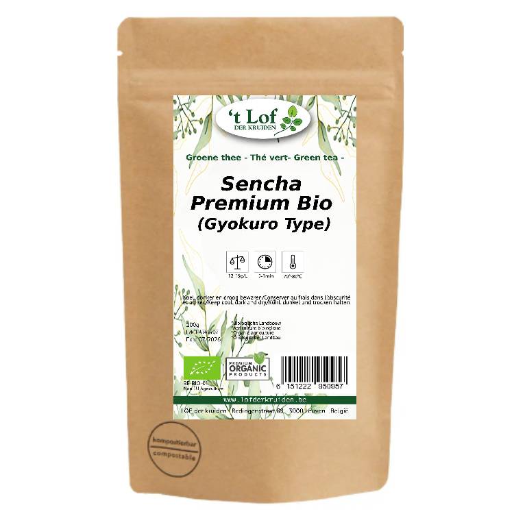 Thé vert Bio Sencha Premium (Chine) - 100 gr 2 Thé vert Bio Sencha Premium (Chine) - 100 gr – Image 2