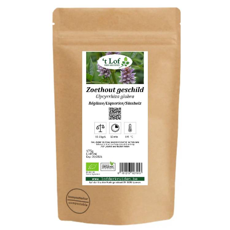 Réglisse en morceaux sans écorce Bio - 175 gr 2 Réglisse en morceaux sans écorce Bio - 175 gr – Image 2